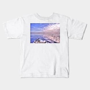 Drifting Where Sea Meets Sky Kids T-Shirt